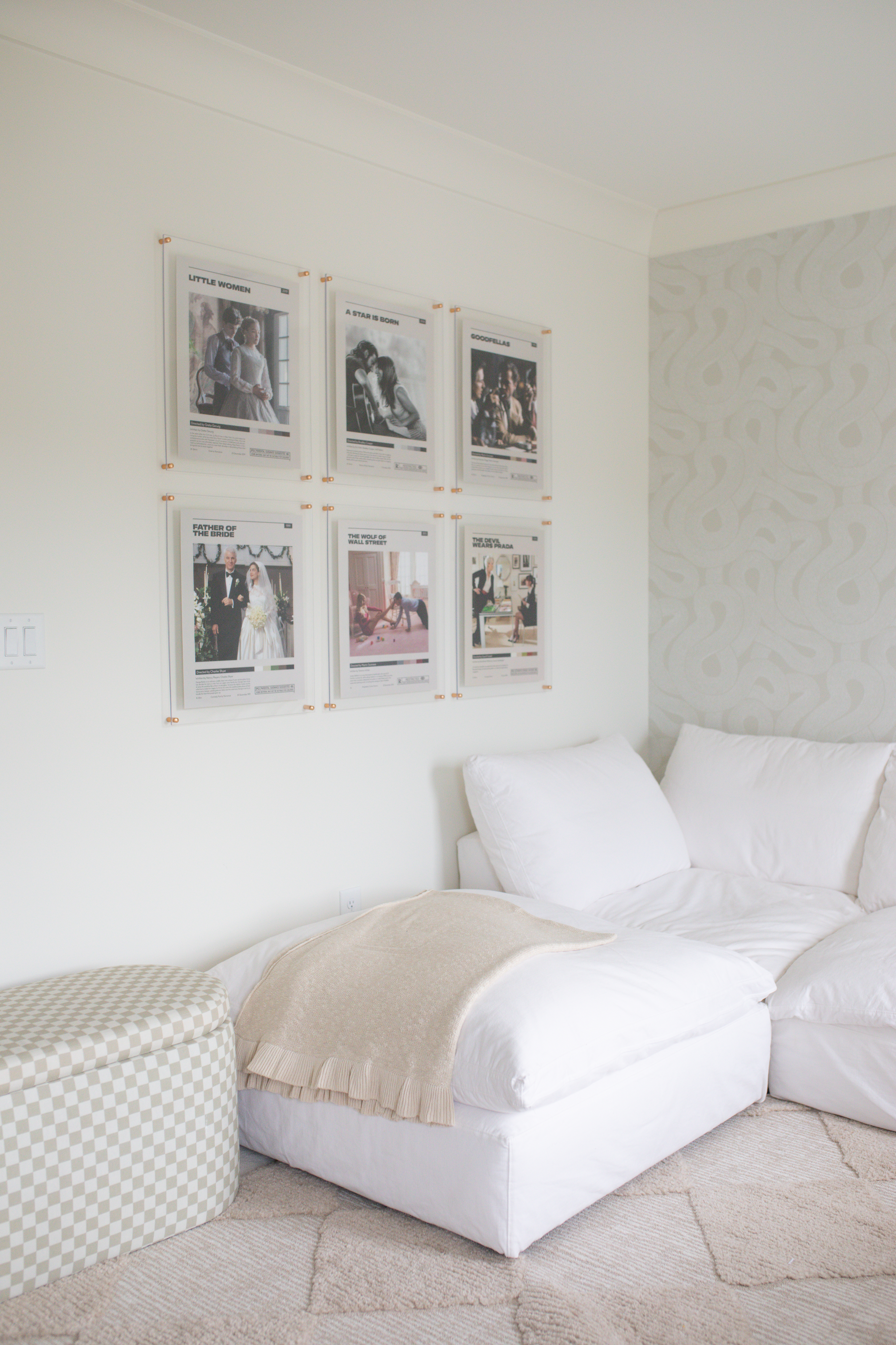 How we decorated our family movie room